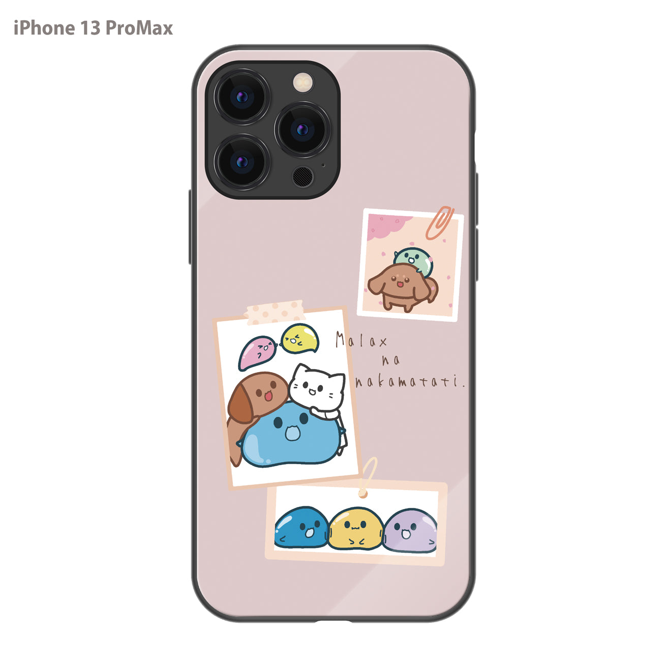 まーちゃん ガラスiPhoneケース【タグ調な仲間たち】