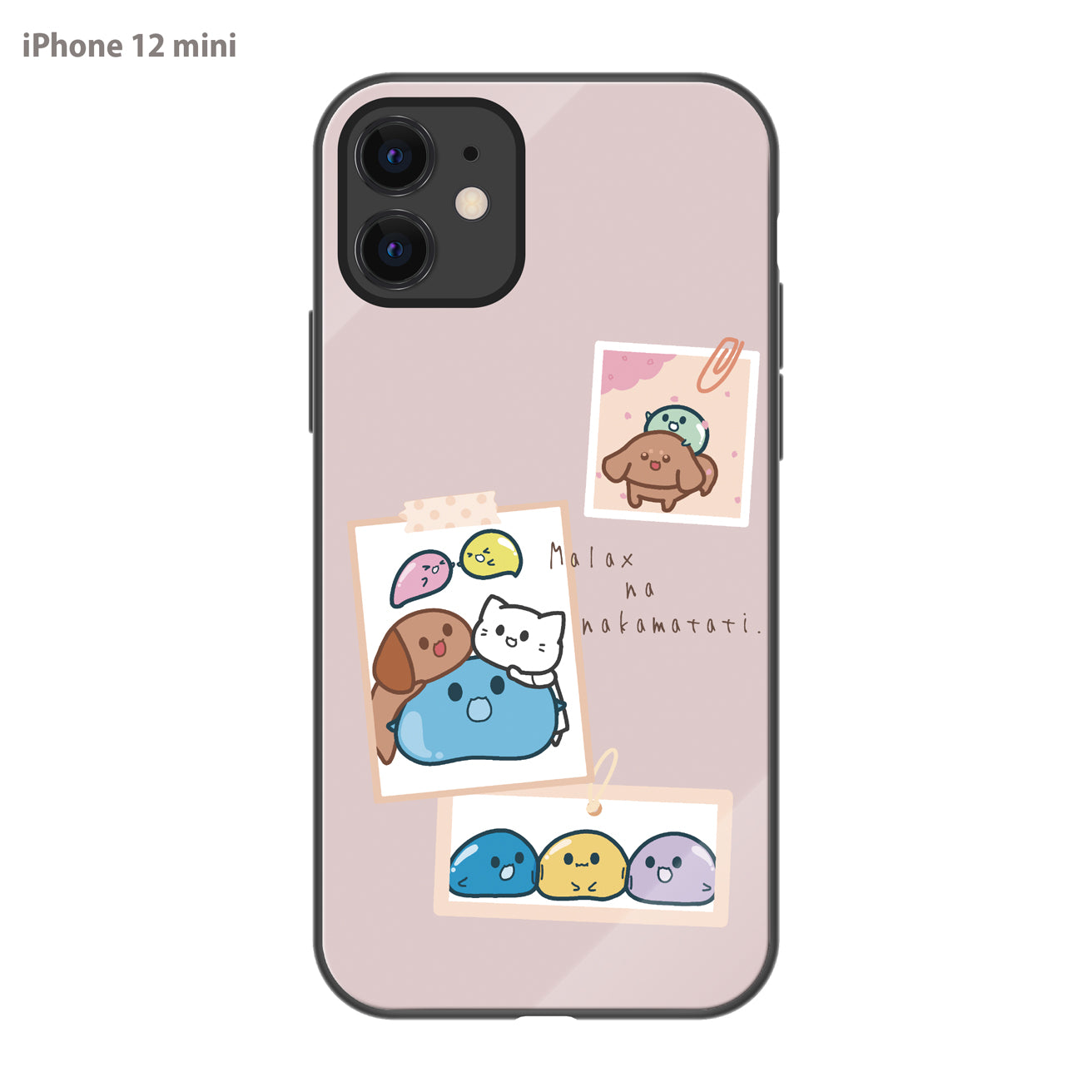 まーちゃん ガラスiPhoneケース【タグ調な仲間たち】