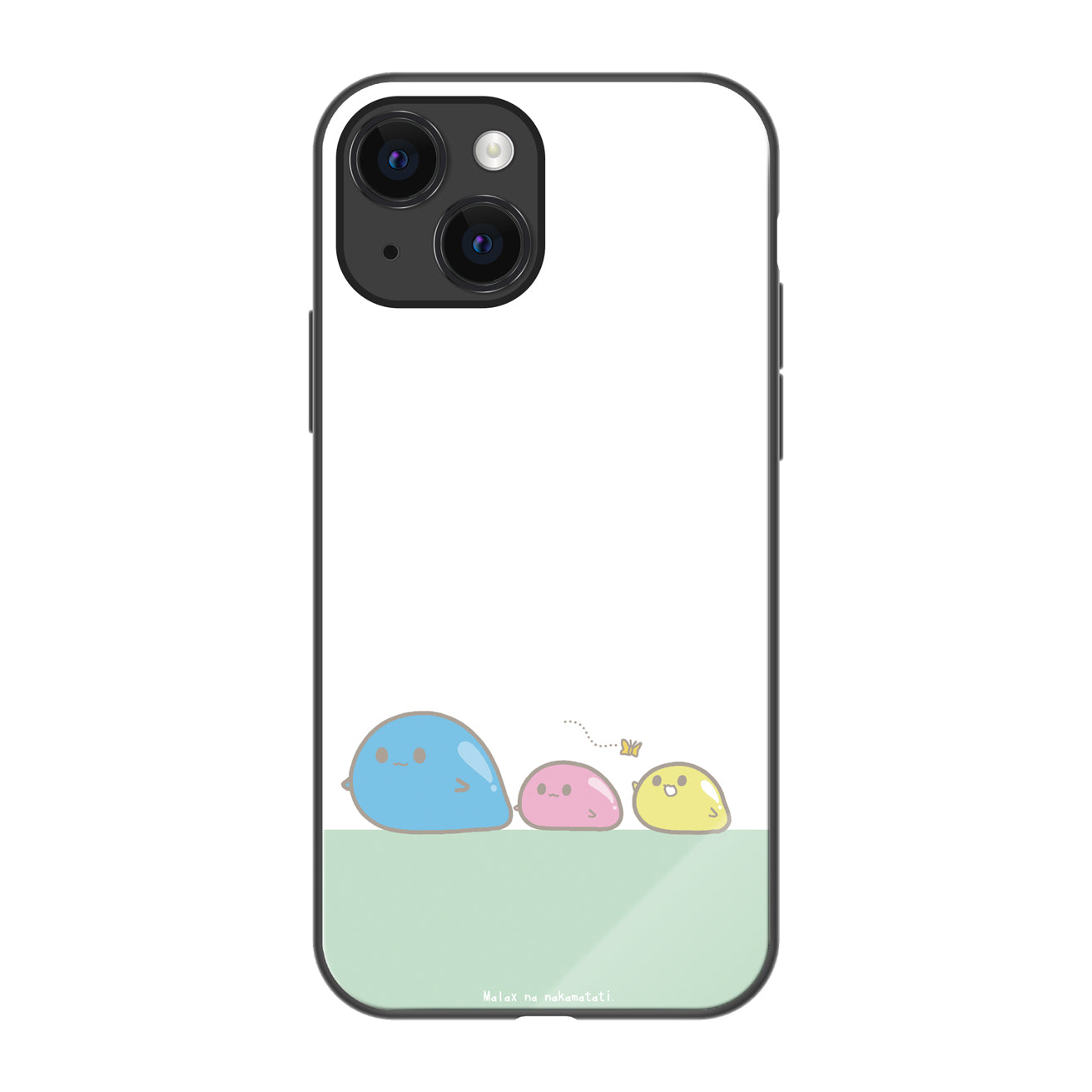 まーちゃん ガラスiPhoneケース【おさんぽな仲間たち】