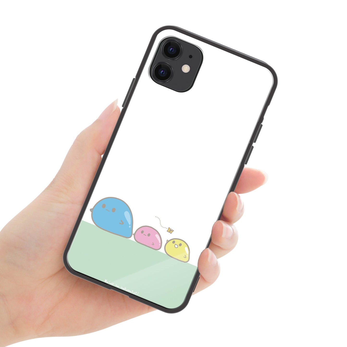 まーちゃん ガラスiPhoneケース【おさんぽな仲間たち】