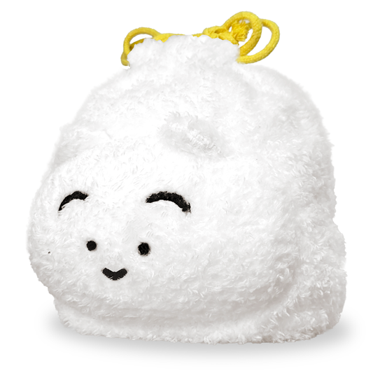 まゆげねこ ぬいぐるみ巾着【まゆげねこ】