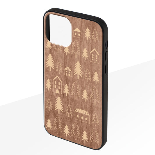 さくらまいこ ウッドiPhoneケース(UVプリント)【Forest】