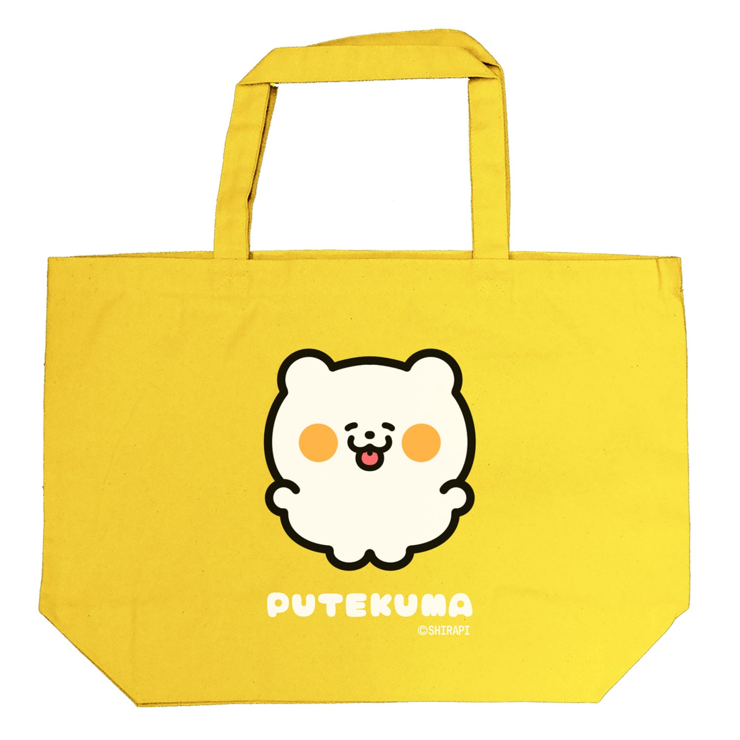 SHIRAPI カラートートバッグ【ぷてくま】