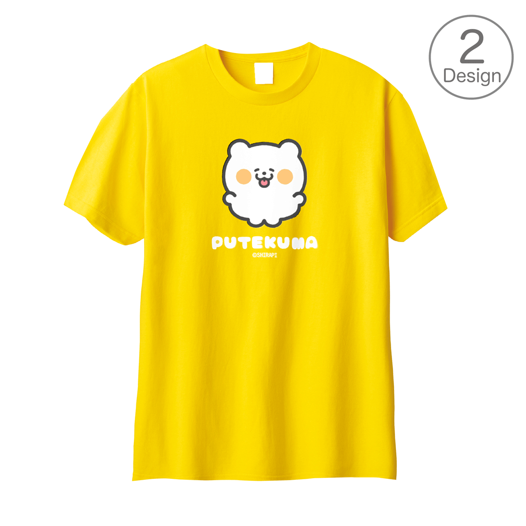 SHIRAPI 半袖Tシャツ【ぷてくま】