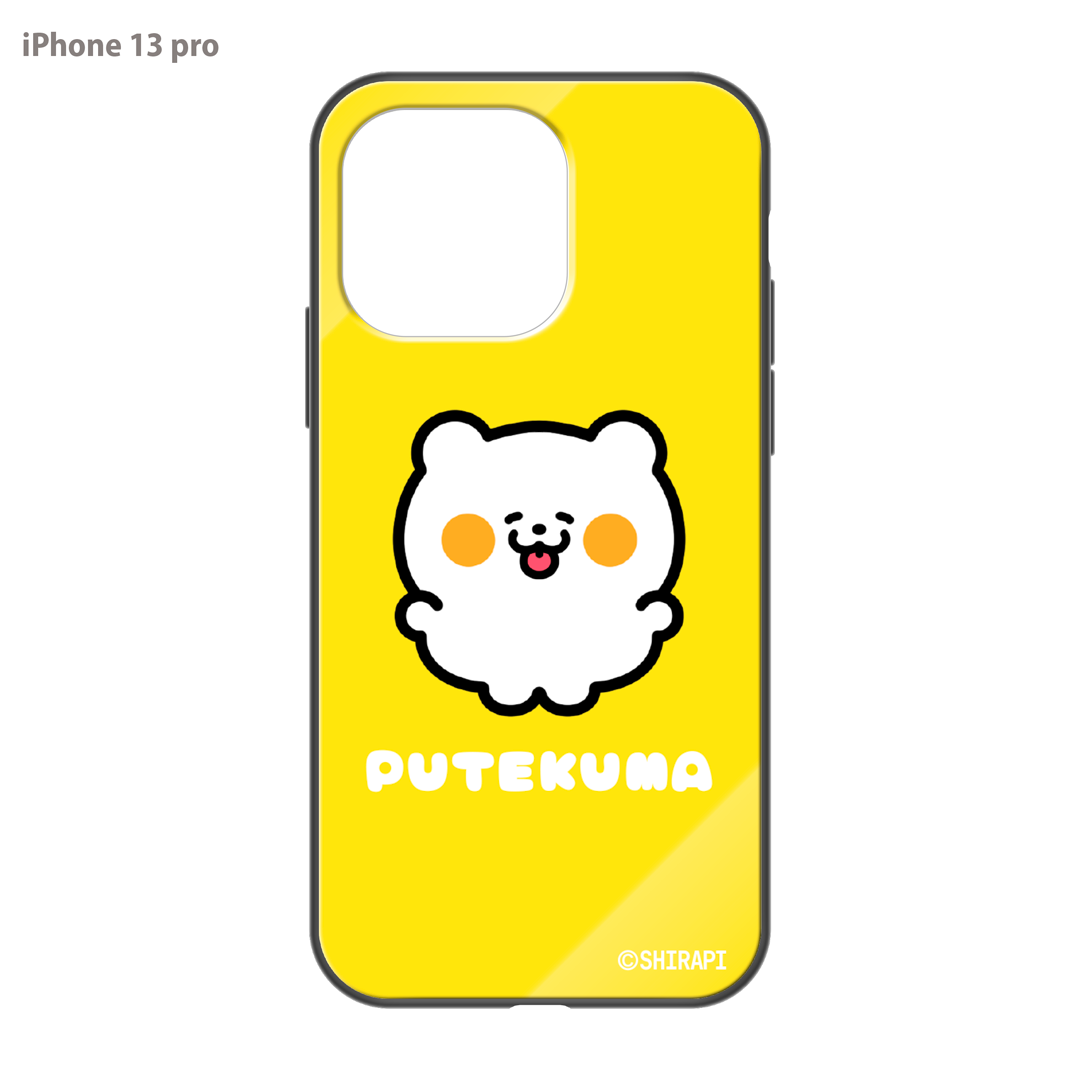 SHIRAPI ガラスiPhoneケース【ぷてくま】