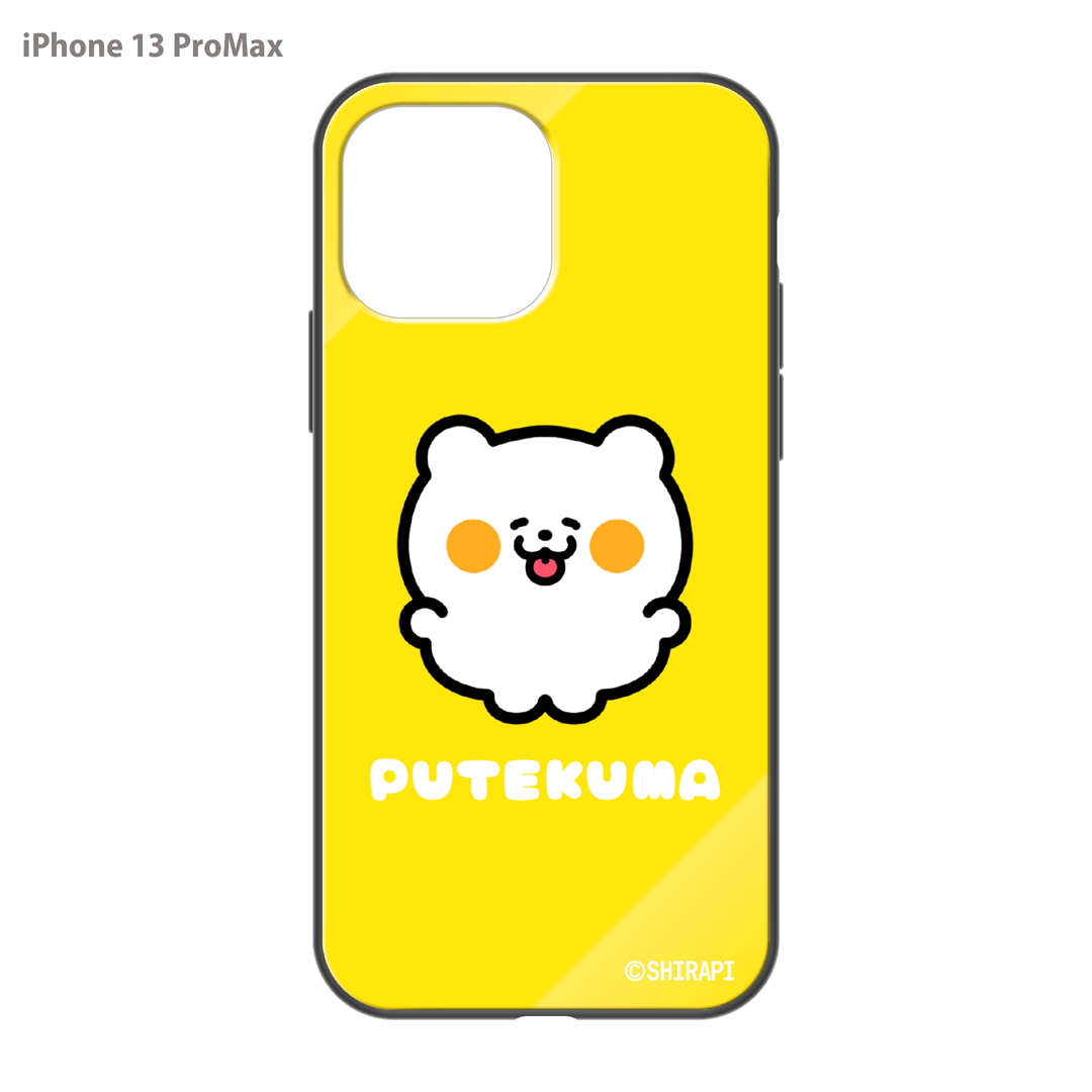 SHIRAPI ガラスiPhoneケース【ぷてくま】