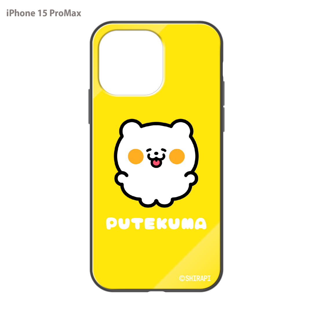 SHIRAPI ガラスiPhoneケース【ぷてくま】