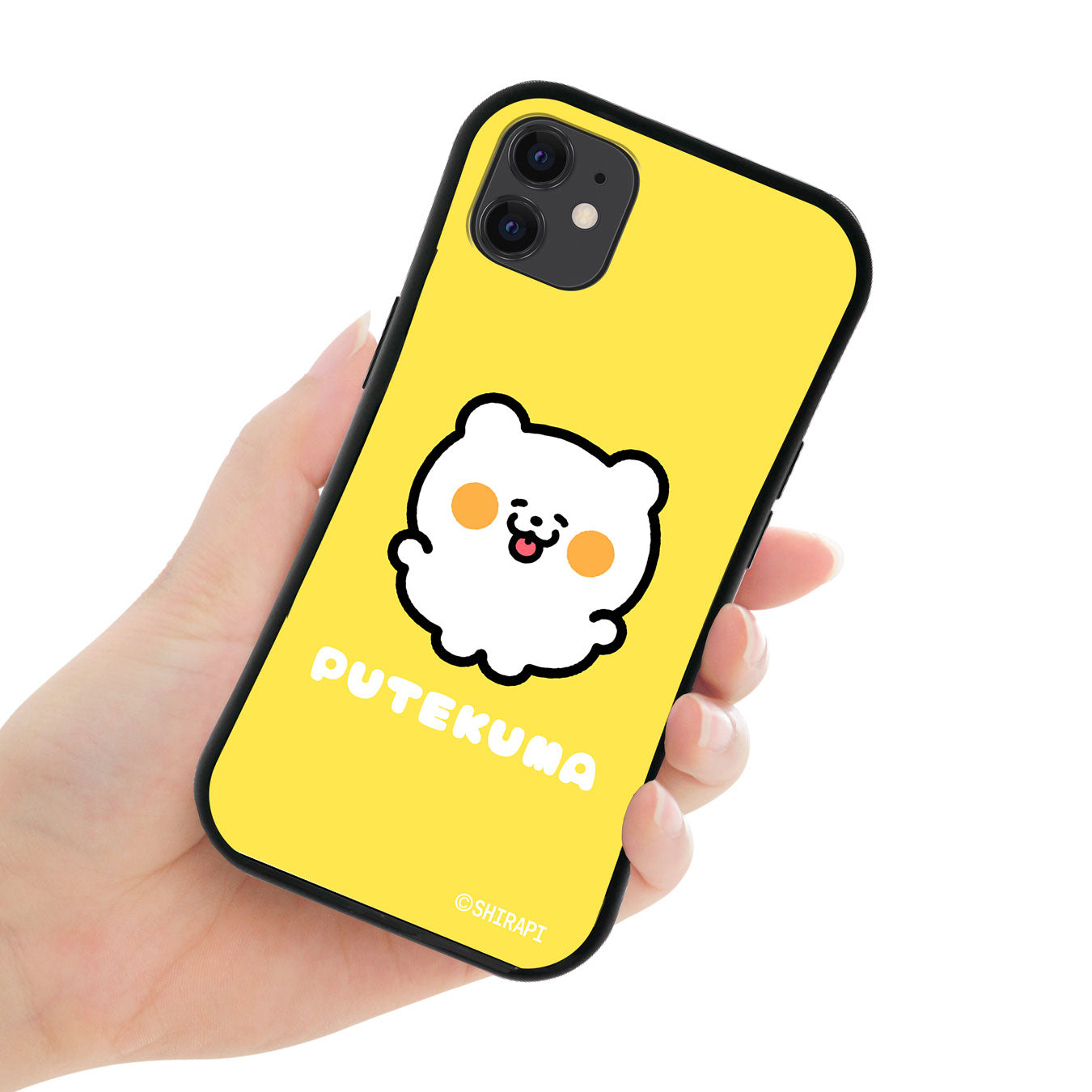 SHIRAPI グリップiPhoneケース【ぷてくま】