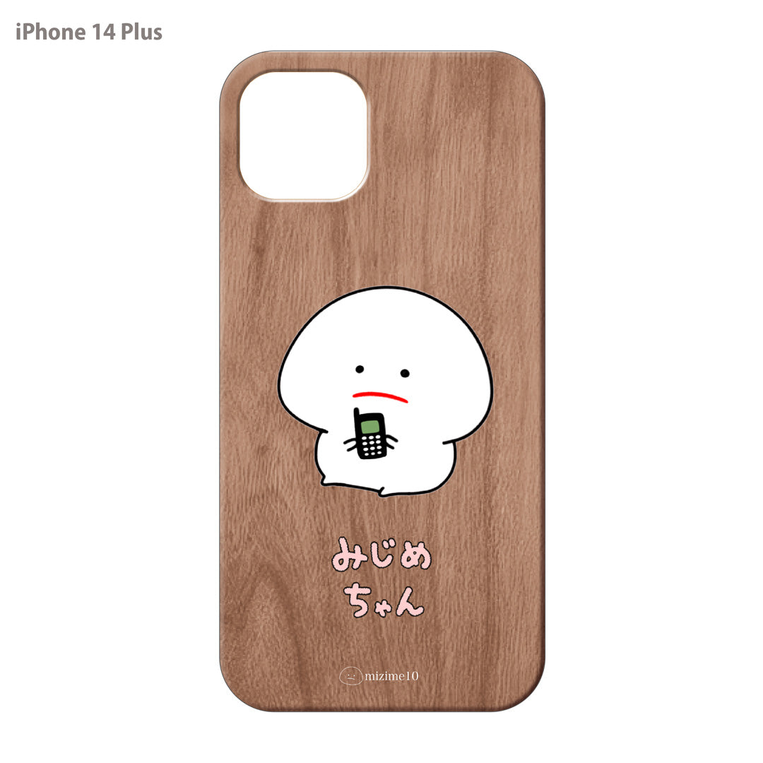 さき ささくら ウッドiPhoneケース(UVプリント)【みじめちゃん】