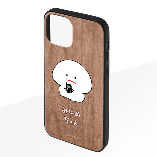 さき ささくら ウッドiPhoneケース(UVプリント)【みじめちゃん】