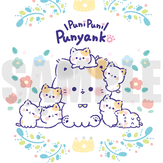 TOKUDOME ミニ絵皿【ぷにゃんことおチビ達】