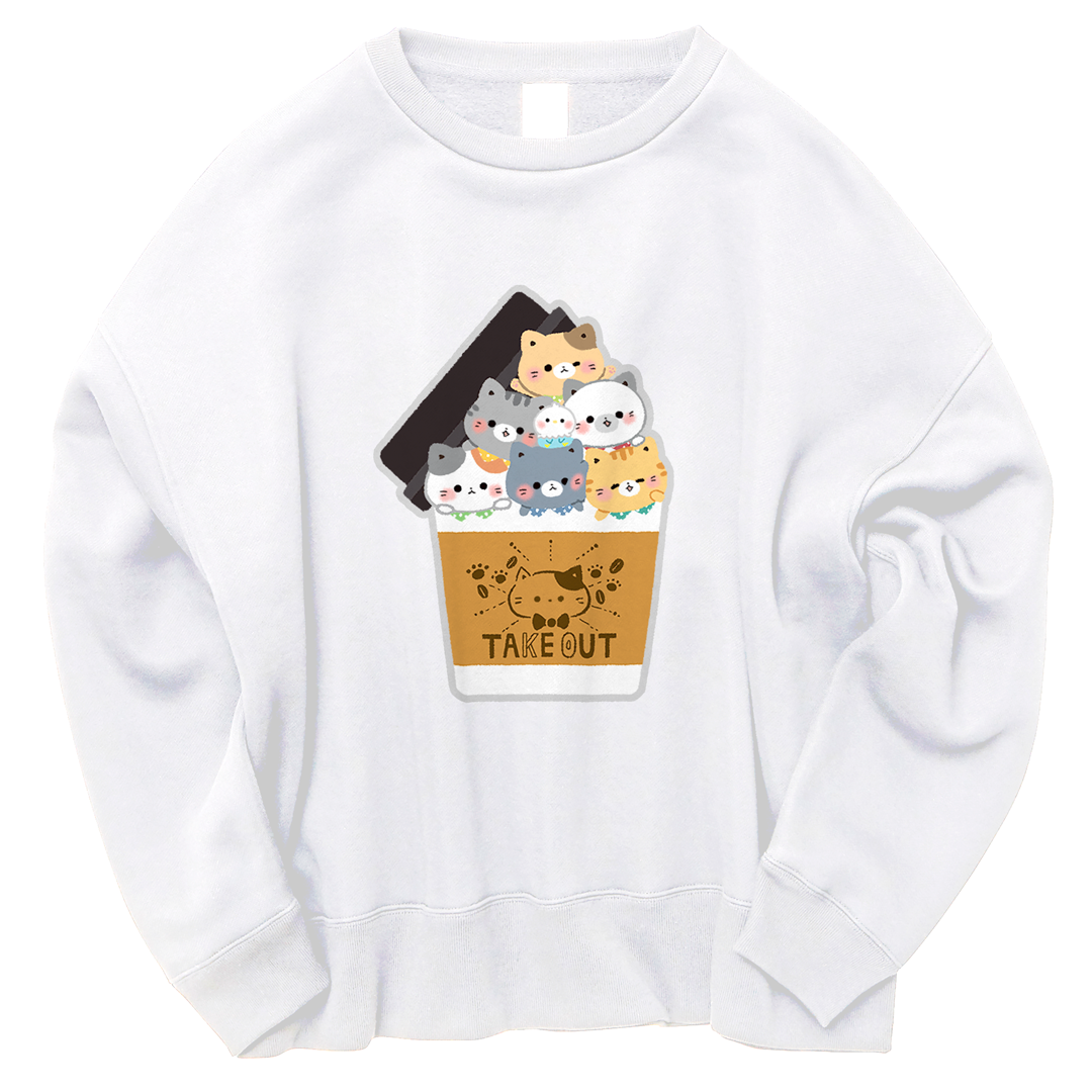 TOKUDOME ビッグシルエット・スウェット【テイクアウトぷにゃんこ】