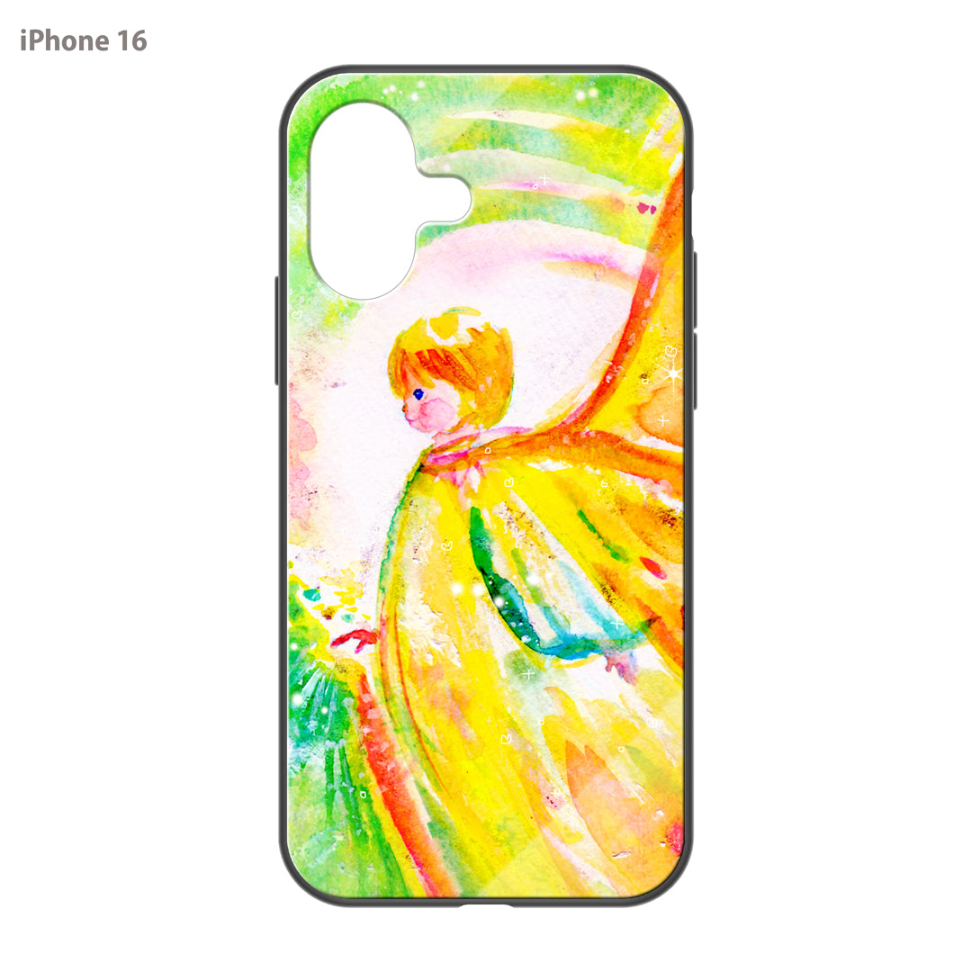 ようこ ガラスiPhoneケース【大天使ラファエル】