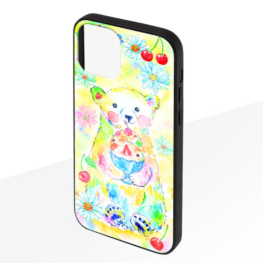 ようこ ガラスiPhoneケース【しろくまかき氷】