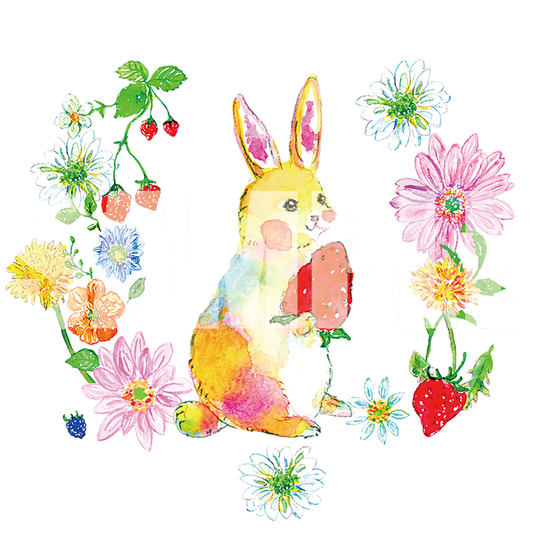 ようこ ミニ絵皿【うさぎ】