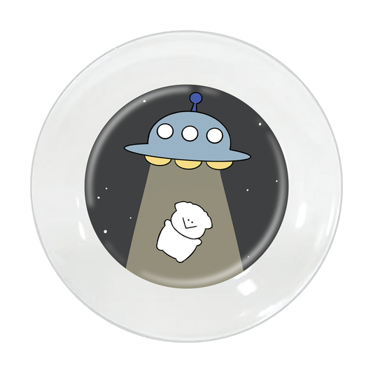 あきの ミニ絵皿【全力まるちぃず｜UFO】