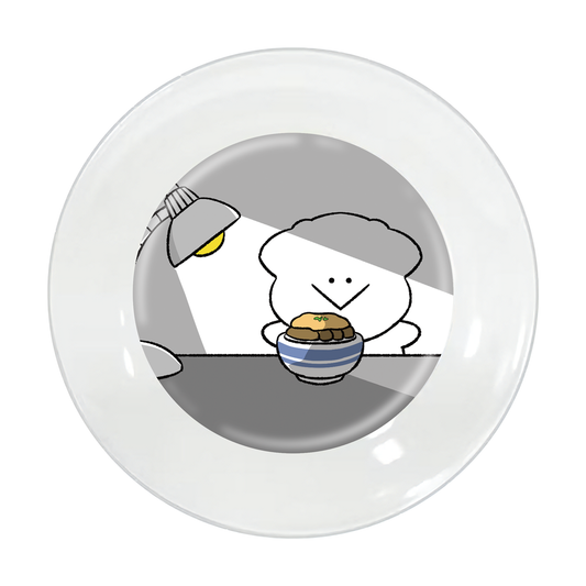 あきの ミニ絵皿【全力まるちぃず｜カツ丼】