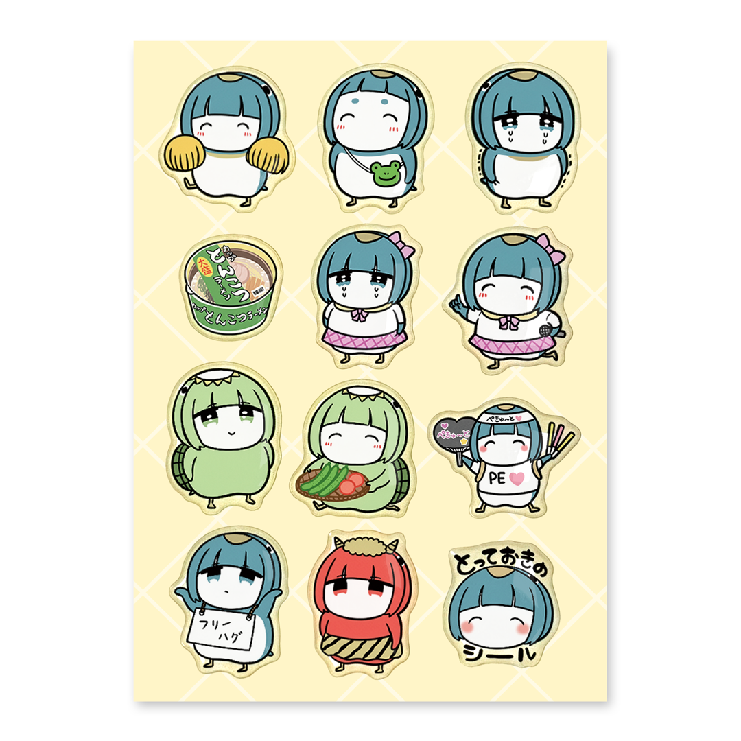茜りう ぷくぷくシール【ともペンと仲間たち】