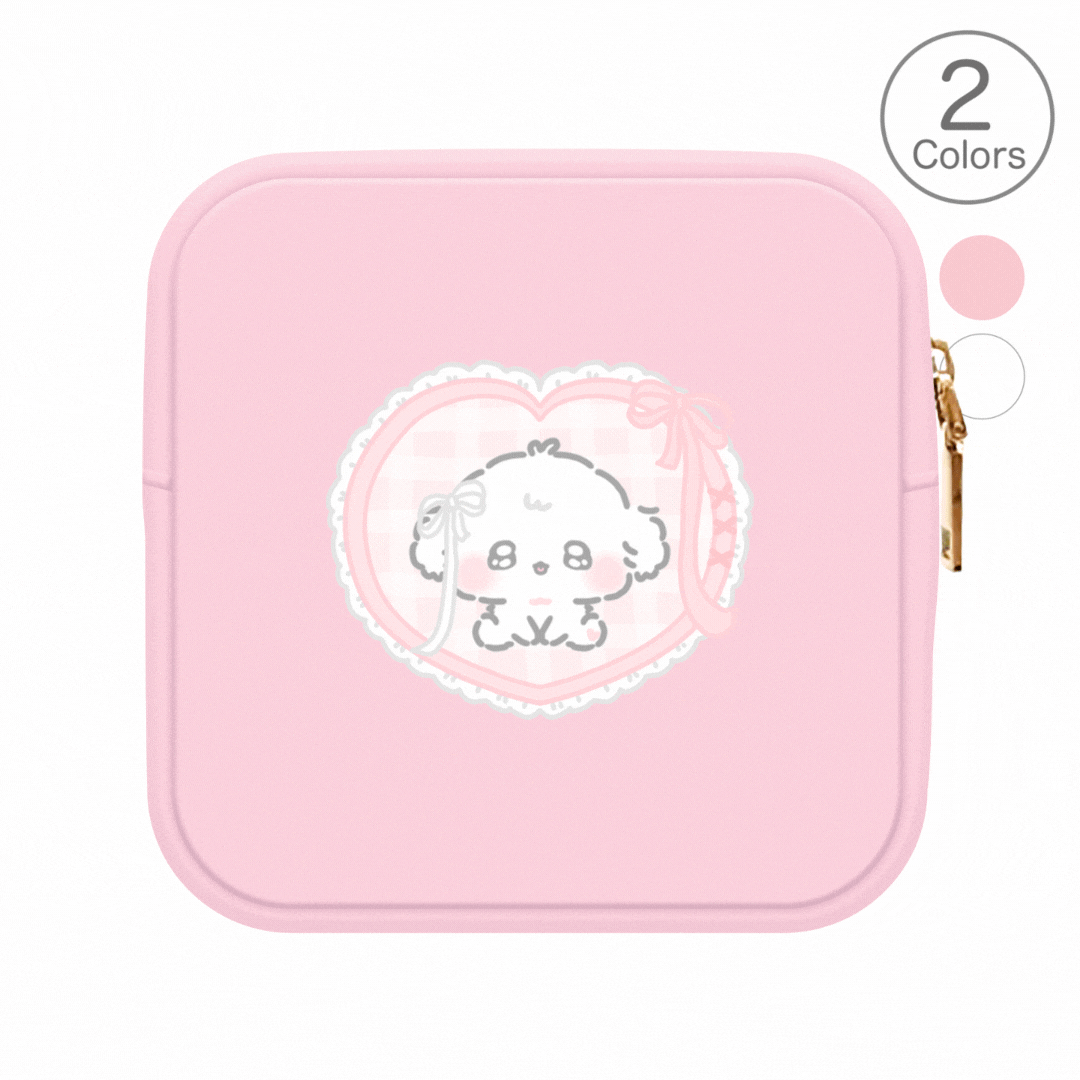 ちむむ。コスメポーチ【ふにゅ ふりる】