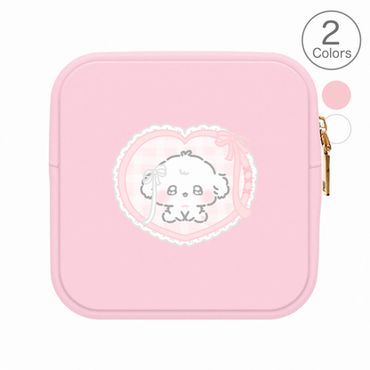 ちむむ。コスメポーチ【ふにゅ ふりる】