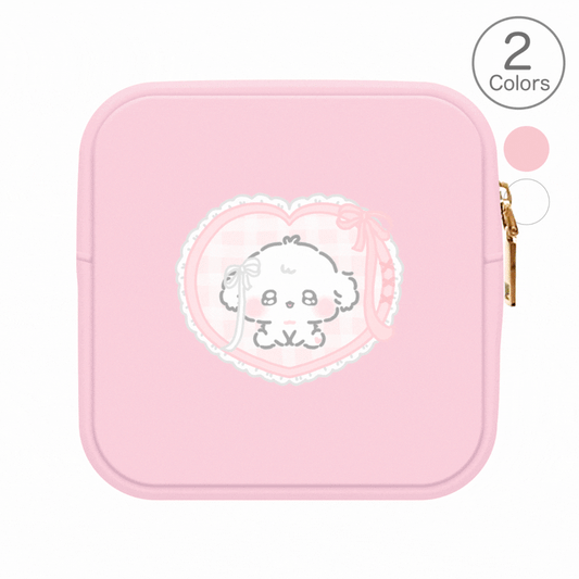 ちむむ。コスメポーチ【ふにゅ ふりる】