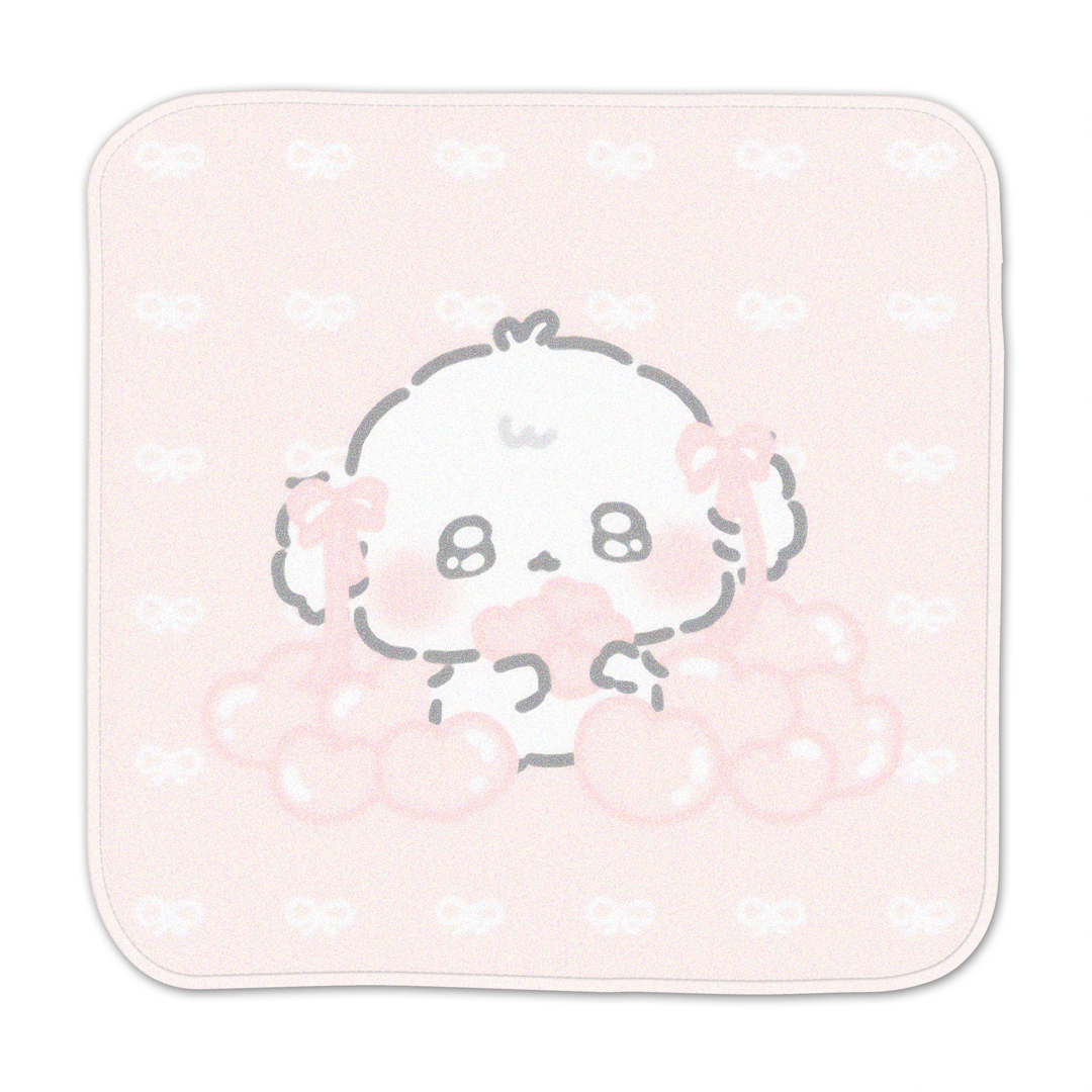 ちむむ。ミニハンカチタオル【ふにゅ はあと】