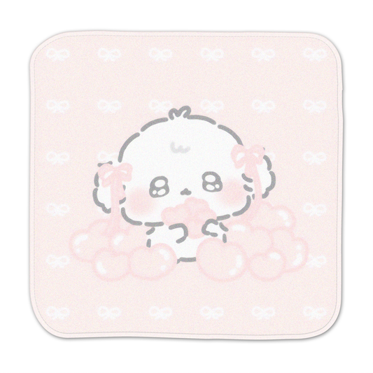 ちむむ。ミニハンカチタオル【ふにゅ はあと】
