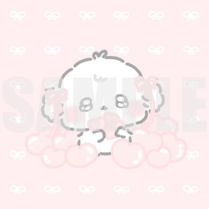 ちむむ。ミニハンカチタオル【ふにゅ はあと】