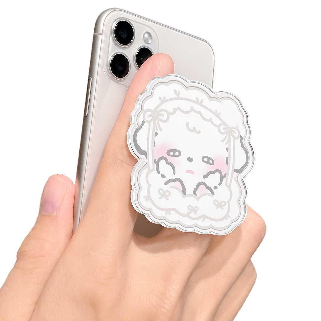 ちむむ。スマホグリップ【にこにこふにゅ】