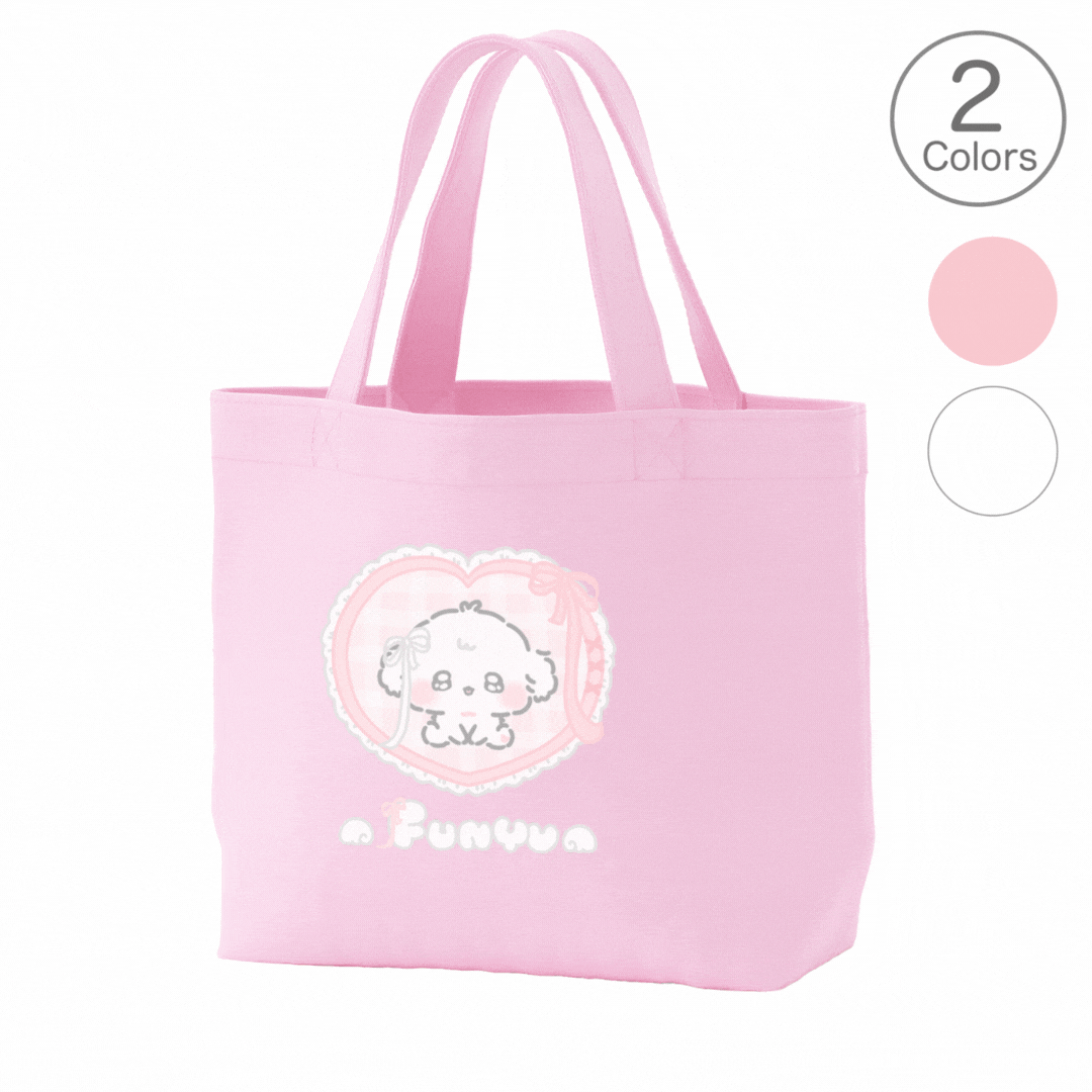 ちむむ。ミニトートバッグ【ふにゅ ふりる】