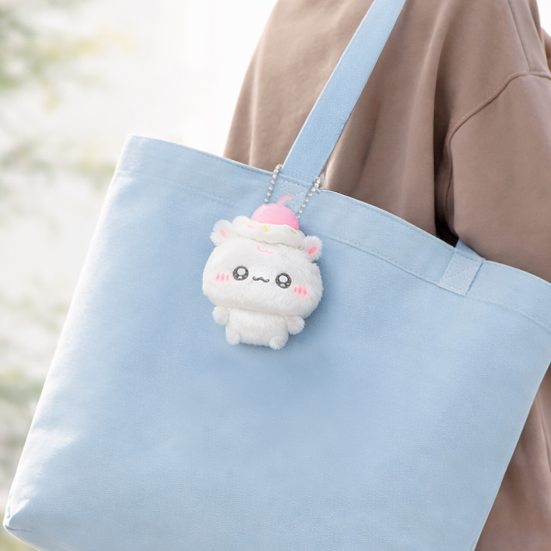 ちむむ。ぬいぐるみチャーム【もしゃはむ さくらんぼもきゅ】