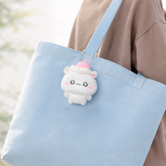 ちむむ。ぬいぐるみチャーム【もしゃはむ さくらんぼもきゅ】