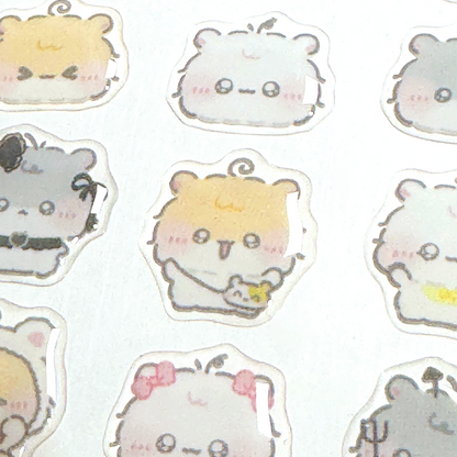 ちむむ。ぷくぷくシール【もしゃはむ】