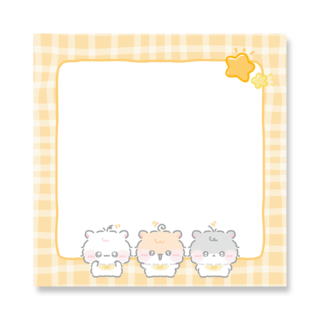 ちむむ。メモパッド【もしゃはむ】