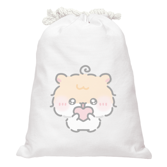 ちむむ。イラスト巾着【もしゃはむ ちゃも】