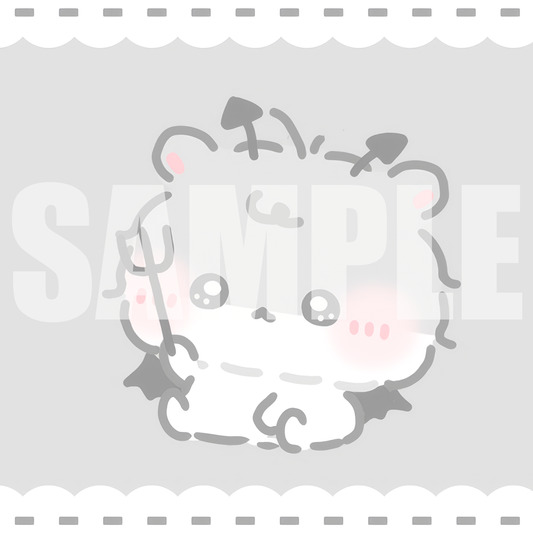 ちむむ。ミニハンカチタオル【もしゃはむ ぼちゅ】