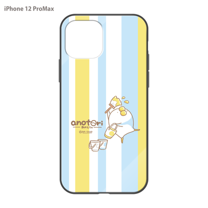 ダーシオ ガラスiPhoneケース【あのとり。あのトリコロール】