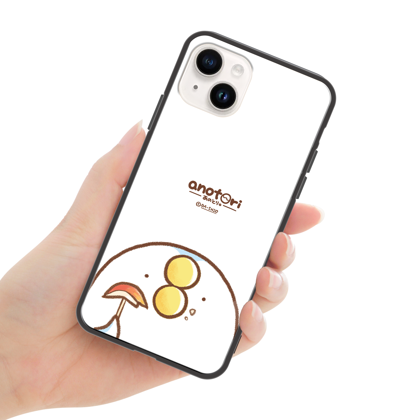 ダーシオ ガラスiPhoneケース【あのとり。デリシャスりんご】