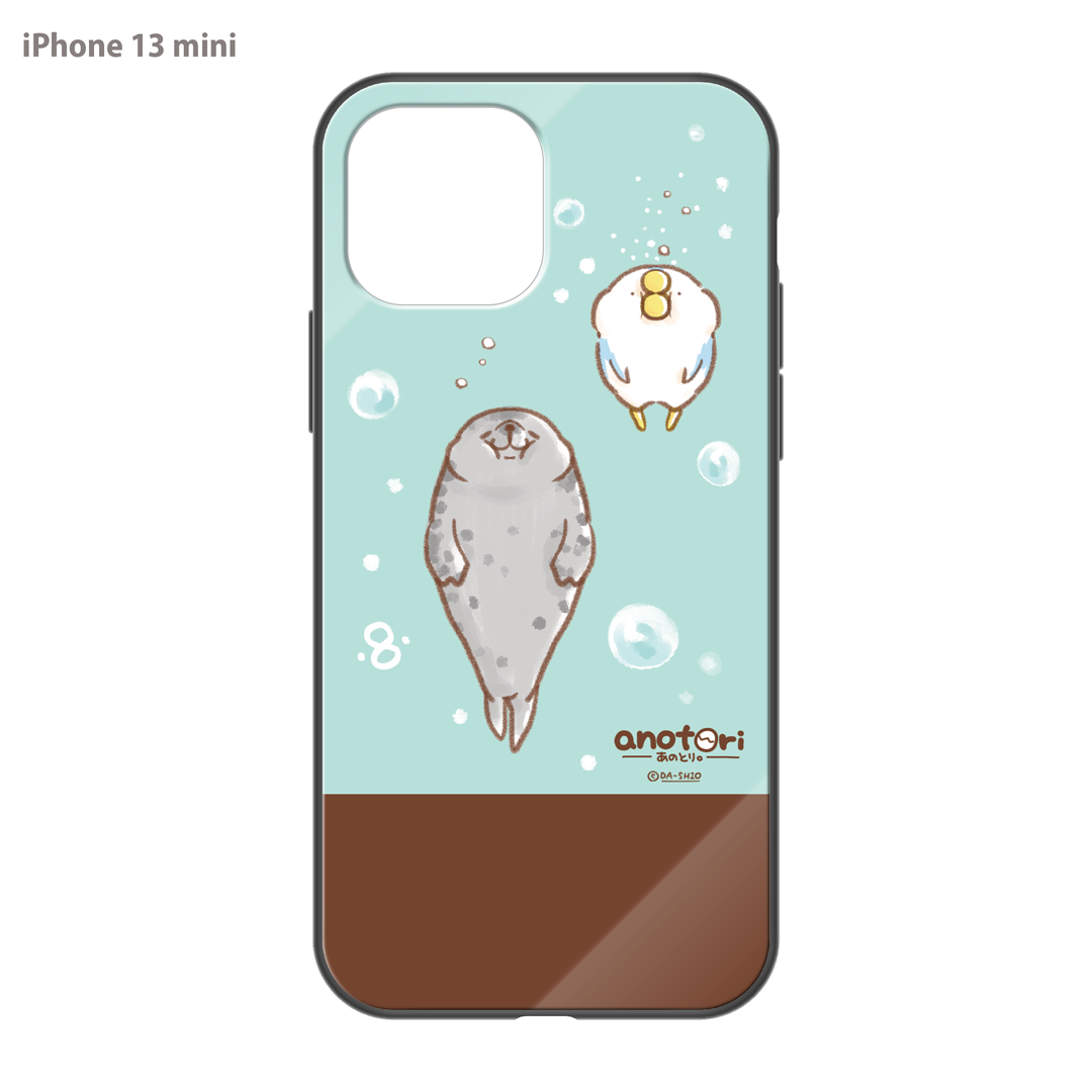 ダーシオ ガラスiPhoneケース【あのとり。と、アザラシさん】