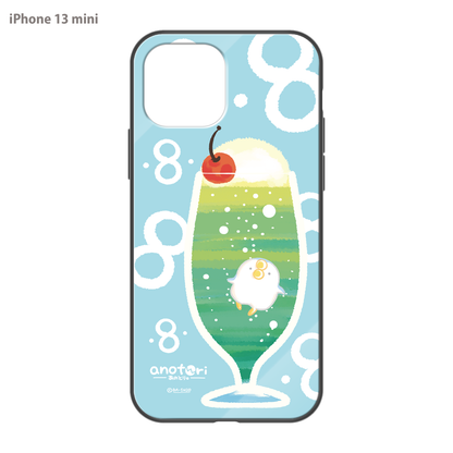 ダーシオ ガラスiPhoneケース【あのとり。クリームソーダ】