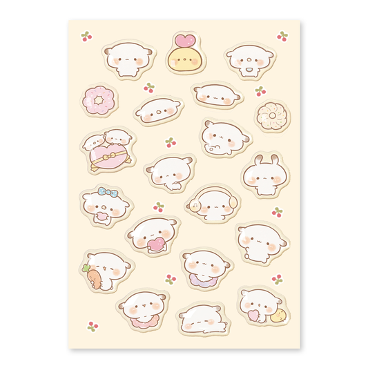 かなち。ぷくぷくシール【もるちゃんず。】