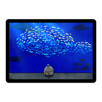 まゆげねこ ステッカー（7デザイン）