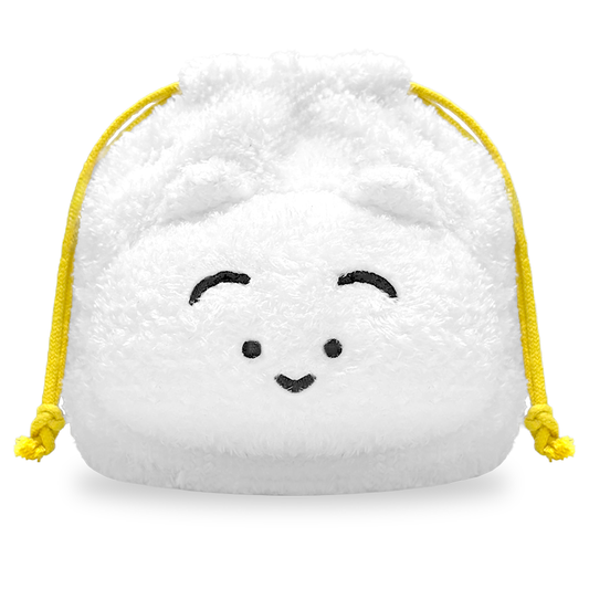 まゆげねこ ぬいぐるみ巾着【まゆげねこ】