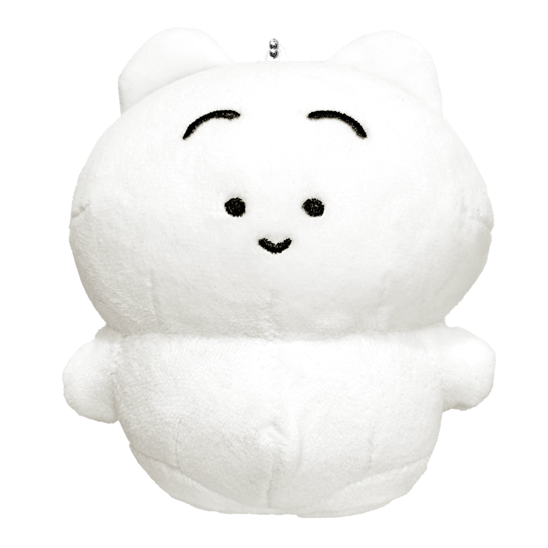 まゆげねこ ぬいぐるみキーホルダー【まゆげねこ】