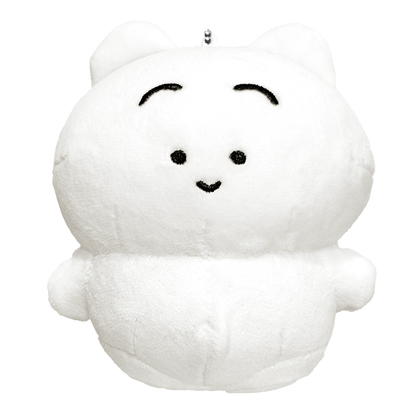 まゆげねこ ぬいぐるみキーホルダー【まゆげねこ】
