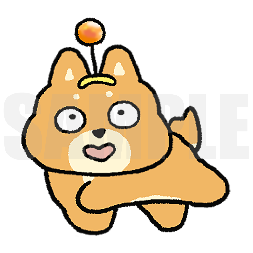 まゆげねこ 自立ミニアクリルスタンド【まゆげねことじょーじ 水族館スタイル】