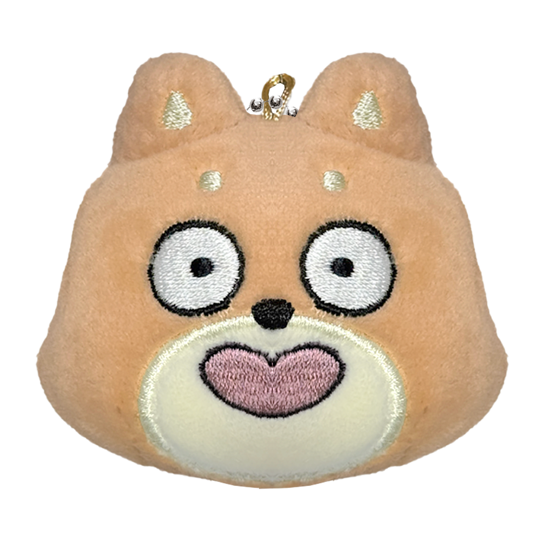 まゆげねこ ぬいフェイス2WAYマスコット【まゆげねことじょーじ】