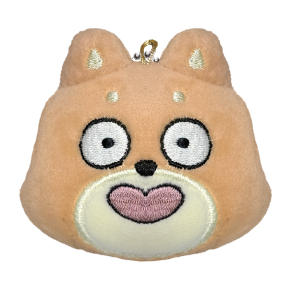 まゆげねこ ぬいフェイス2WAYマスコット【まゆげねことじょーじ】