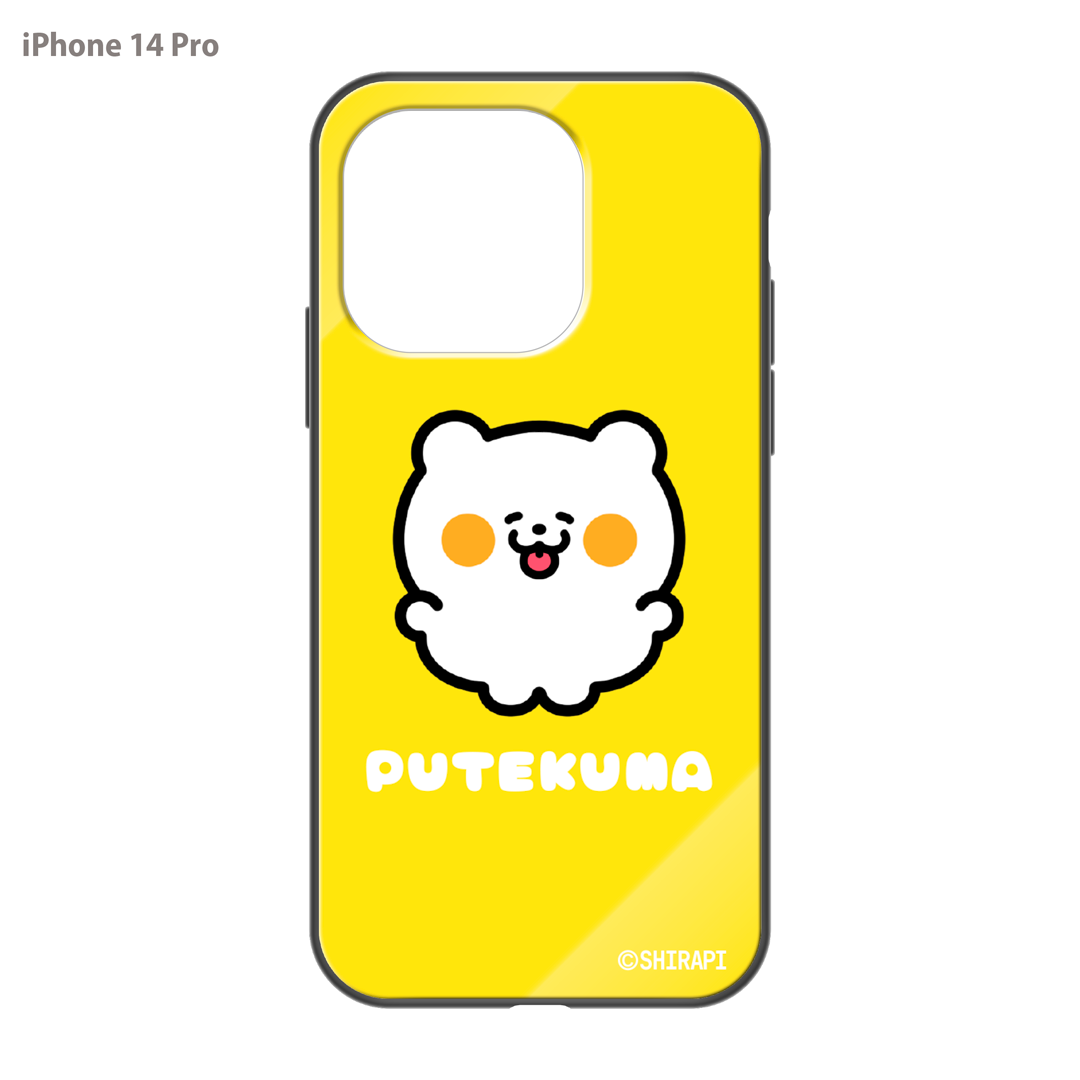 SHIRAPI ガラスiPhoneケース【ぷてくま】