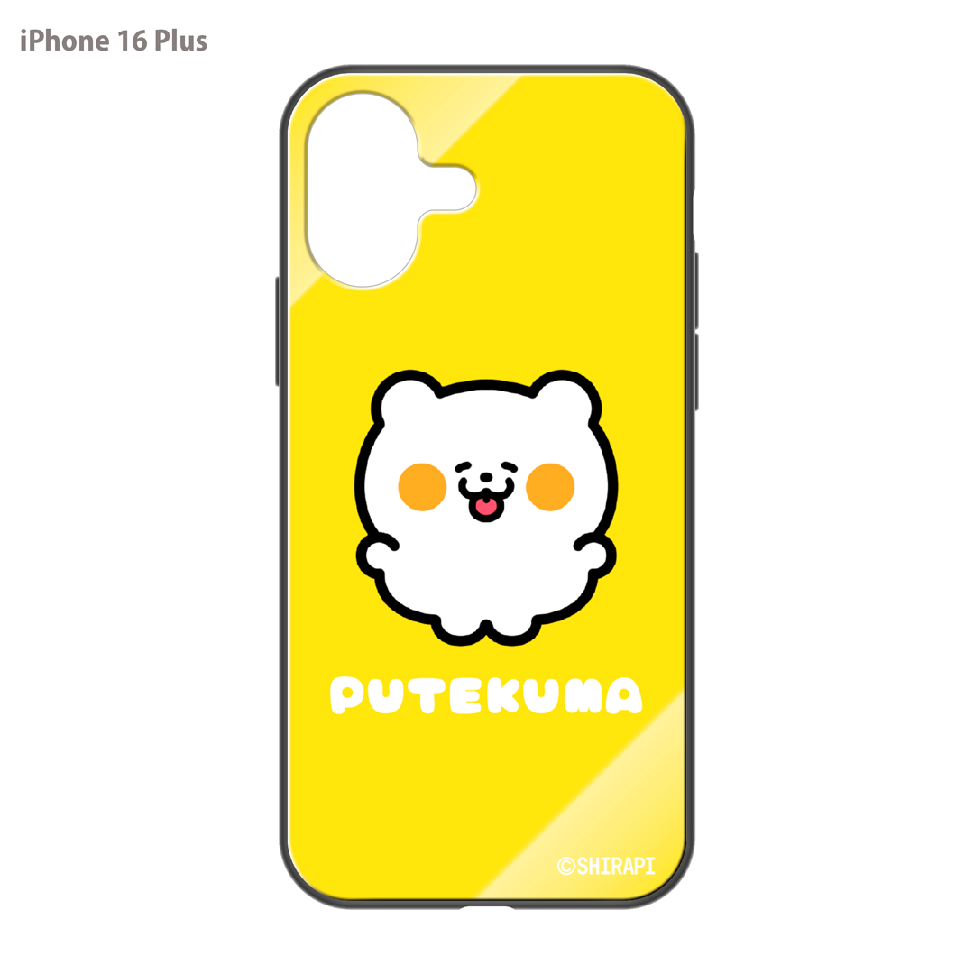 SHIRAPI ガラスiPhoneケース【ぷてくま】